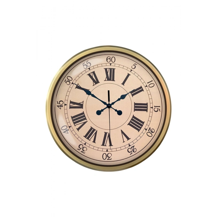 Zentime Nostalji Vintage 52 Cm Metal Duvar Saati