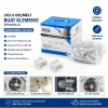100 ADET 2Lİ 2X2.5 KABLO GEÇMELİ MANDALLI BUAT KLEMENSİ (5047)
