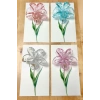 100 Adet Şeffaf Renkli Lotus Toka 8 cm Kına Seti