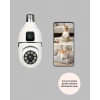 1080P WiFi Ampul Güvenlik Kamerası – Gece Görüş & Uzaktan Erişim