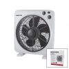 12 İNÇ  KUTU FAN  VANTİLATÖR  3 KADEME HIZ   5 PLASTİK KANAT  40W   60DK.ZAMAN AYARLI  MTR-F620 (5047)