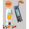 12 lı Şarjlı Meyve Sıkacağı – Tip-C Taşınabilir Blender 450 ml