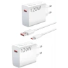 120 Watt Turbo Hızlı Şarj Aleti Seti Hızlı Şarj Adaptörü Beyaz