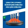120W Şarj Destekli 3’ü 1 Arada Çoklu Şarj Kablosu – 1.2 Metre