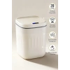 20 Litre Hareket Sensörlü Akıllı Çöp Kovası Beyaz