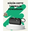 2000mAh Mini Powerbank Dahili Konektörlü PD 20W