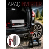 2000W Araç İnverter Aküden Güç Dönüştürücü Elektrik Üreten Taşınabilir