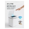 20L Akıllı Sensörlü Çöp Kovası UV Işık Koku Geçirmez Mutfak Banyo Ofis İçin