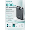 22.5W Hızlı Şarj Özellikli 10000 mAh Kapasiteli Kompakt Powerbank