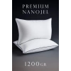 3 Adet 50x70cm Nano Jel Lüks Yastık | 1200gr Anti-alerjik Pamuklu Yastık Seti 3lü