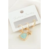 3 Adet Yıldız Zirkon Taşlı Küpe