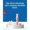 3 Başlıklı Taşınabilir Yüz ve Vücut Tüy Alma Makinesi