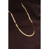 316L Çelik Altın Renk 60 cm İtalyan Zincir Kolye
