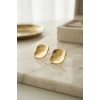 316L Çelik Gold Renk Ters Bombe Model Küpe
