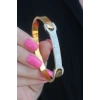 316L Çelik Gold Renk Zirkon Taşlı Kadın Kelepçe