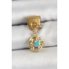316L Çelik Sallantılı Ay Ve Güneş Model Gold Renk Nomination Charm