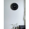 36 Cm Gri Arapça Rakamlı Duvar Saati
