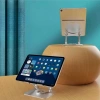 360 Derece Dönebilen Yükseltilmiş Masaüstü Ayarlanabilir Metal Tablet Standı