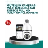 360° Panoramik Görüntüleme Sunan Ampul Tipi Güvenlik Kamerası