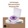 360° Sesli Kablosuz Hoparlör – Retro Tasarım ve Projektör Işığı