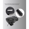 3’ü 1 Arada Araç İçi Isıtıcı ve Fan 150W Güçlü ve 360° Dönebilen Başlıklı
