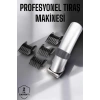 4 Taraklı Taşınabilir Profesyonel Saç ve Sakal Kesme Tıraş Makinesi