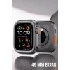45 MM Gri Kasa Ultra Akıllı Saat Sesli Görüşme, Sağlık Takibi, Suya Dayanıklı