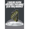5 Başlıklı Şarjlı Tıraş Makinesi Led Ekran Saç Sakal Ense Tıraşına Uygun Bakım Seti