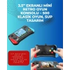 500 Retro Oyunlu Taşınabilir El Konsolu – X7M Modeli