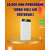 50000mAh LED Göstergeli Taşınabilir Şarj Cihazı