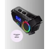 500mAh Bataryalı Bluetooth 5.4  İnterkom LED Ekranlı FM Destekli