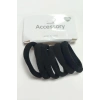 6 Adet Siyah Renkli Havlu Toka 4,5 cm