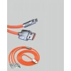 Çinko Alaşımlı Uçlu 120 W Şarj Kablosu – Dolaşmaya Dayanıklı 1,2 m USB Kablo