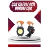 7 Modlu Mini Led Lamba Anahtarlık USB Şarjlı Kamp İçin Taşınabilir