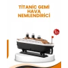 7 Renk Ortam Işıklı Dekoratif Gemi Tasarım Hava Nemlendirici Difüzör