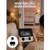 720P Bebek Kamerası Uzaktan Kontrollü Gece Görüşlü Monitör