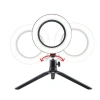 8inç 20cm Youtube Instagram Tiktok Selfie Stüdyo Video Fotoğraf Ring Light Tripod Led Halka Işık (5047)