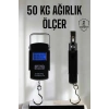 Ağırlık Ölçer 50 Kg El Terazisi El Kantarı Pilli Led Ekran