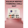 Akıllı Saat Bluetooth Kulaklık Hediyeli Bildirim Görme Sesli Görüşme Çoklu Kordon