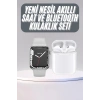 Akıllı Saat Kulaklık Hediyeli Uyku ve Sağlık Takibi Yapabilen Uzun Ömürlü