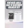 Akıllı Saat Kulaklık Hediyeli Uyku ve Sağlık Takibi Yapabilen Uzun Ömürlü