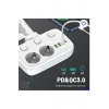 Akım Korumalı 2’li Ayrı Anahtarlı Priz, 2x Priz, 3x Usb, 1x Type-c, 2 Mt Kablo, Hızlı Şarj