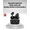 Aktif Gürültü Engelleme (ANC) Kablosuz Bluetooth Kulaklık – Dijital Ekranlı, Dokunmatik ve Uzun Pil Ömürlü