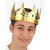 Altın Renk Yetişkin Çocuk Uyumlu Kral Tacı 60 cm (5047)