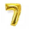 Altın Sarısı Folyo Rakam Balon 1 Metre
