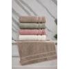 Altınbaşak Jakarlı 4´lü 50x90 El Havlusu Maddy