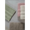 Altınbaşak Jakarlı 4´lü 50x90 El Havlusu Nori