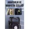 Anahtarlık Çok Amaçlı Mıknatıslı Taşınabilir Işık Led Şarjlı