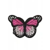 Aplike Ütü İle Yapışan Kelebek Pembe Arma 7x5 cm