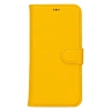 Apple iPhone 15 Pro Max Uyumlu Deri Cüzdanlı Kılıf MWWN FL12 Sarı
